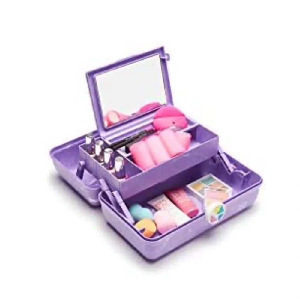 Caboodles on the go girl retro case - lavender marble